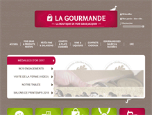 Tablet Screenshot of foiegras-jacquin.com